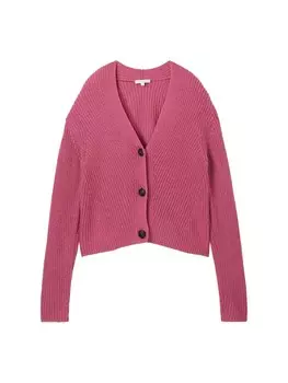 Кардиган TOM TAILOR Knit Cardigan, цвет Pitaya