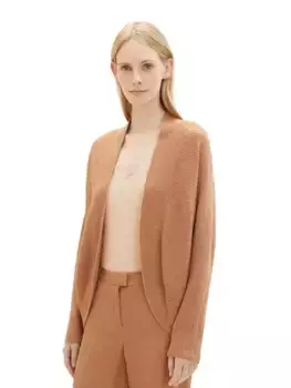Кардиган TOM TAILOR, с декоративным швом на спине, цвет Blush Mahogany