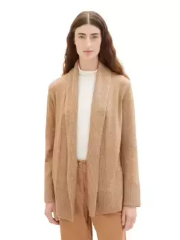 Кардиган TOM TAILOR с разрезами по бокам, цвет Blush Mahogany