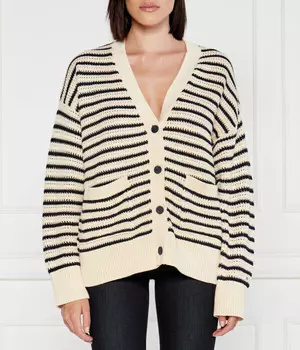 Кардиган Tommy Hilfiger Loose Fit, бежевый
