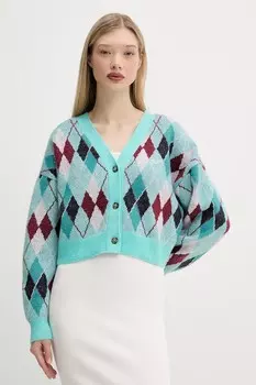 Кардиган Tommy Jeans, бирюзовый