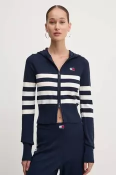 Кардиган Tommy Jeans, темно-синий