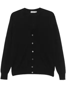 Кардиган тонкой вязки Canali, черный