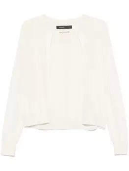 Кардиган тонкой вязки Frenckenberger, белый