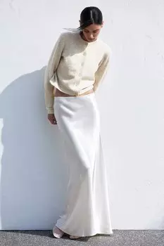 Кардиган тонкой вязки H&M, бежевый