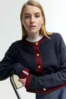 Кардиган тонкой вязки H&M, мультиколор