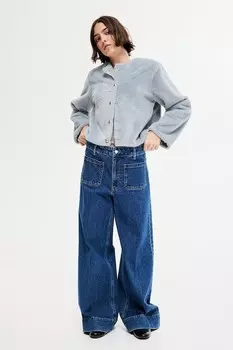 Кардиган тонкой вязки H&M, синий