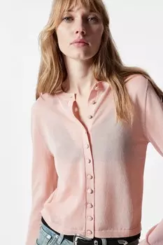 Кардиган тонкой вязки & Other Stories, розовый