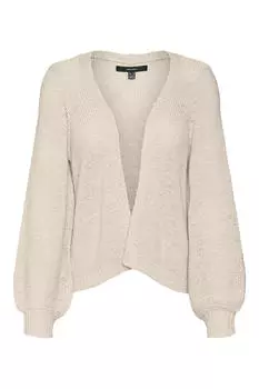 Кардиган тонкой вязки с длинными рукавами Vero Moda, серый