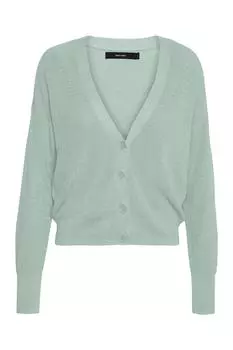 Кардиган тонкой вязки с длинными рукавами Vero Moda, зеленый