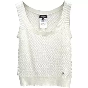Кардиган-топ женский Chanel, белый