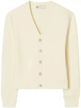 Кардиган Tory Burch Simone, нейтральный