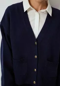 Кардиган Touch Priv, темно-синий