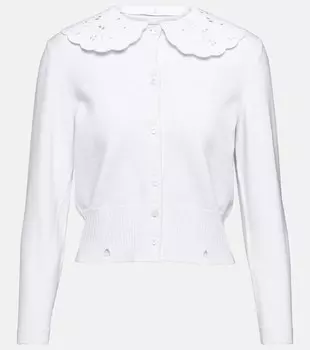 Кардиган-трансформер из смесовой шерсти PATOU, белый
