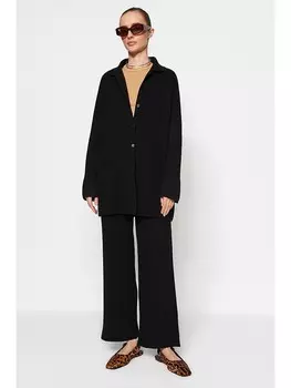 Кардиган trendyol 2tlg. Outfit, черный