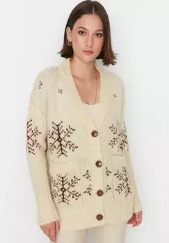 Кардиган Trendyol, бежевый