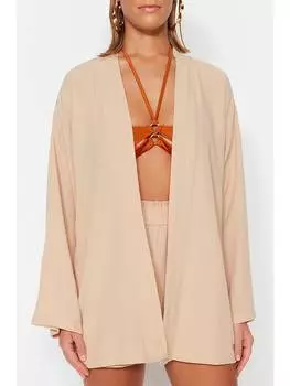 Кардиган trendyol, бежевый