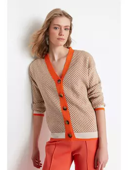 Кардиган trendyol Cardigan, цвет Camel/Orange