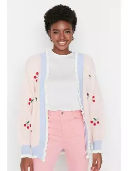 Кардиган trendyol Cardigan, цвет Rosa/Flieder