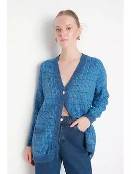 Кардиган trendyol Cardigan, синий