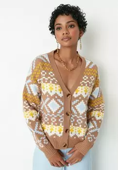 Кардиган Trendyol, цвет camel