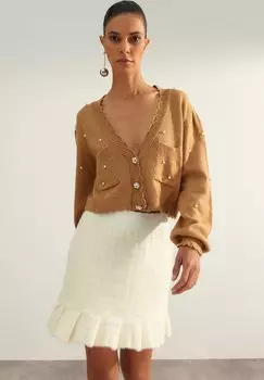 Кардиган Trendyol, цвет camel