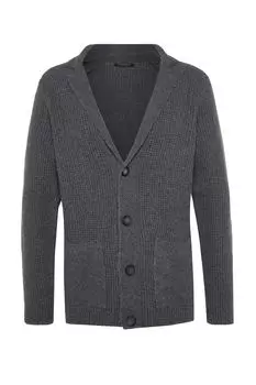 Кардиган TRENDYOL MAN, серый