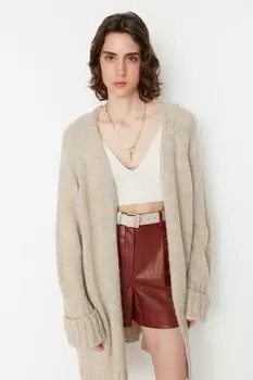 Кардиган Trendyol Stone широкого кроя