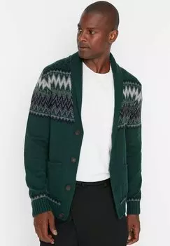 Кардиган Trendyol, зеленый