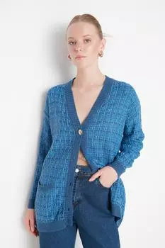 Кардиган TRENDYOLMLLA, индиго
