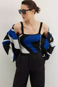 Кардиган TRENDYOLMLLA, синий