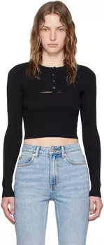 Кардиган Twinset Alexander Wang, черный
