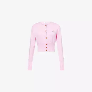 Кардиган укороченный Vivienne Westwood Bea, розовый