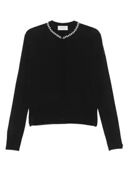 Кардиган, украшенный кристаллами ERMANNO FIRENZE, черный