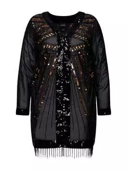 Кардиган Ulla Popken Kimono, черный