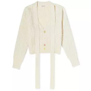 Кардиган Undercover Neck Tie, кремовый