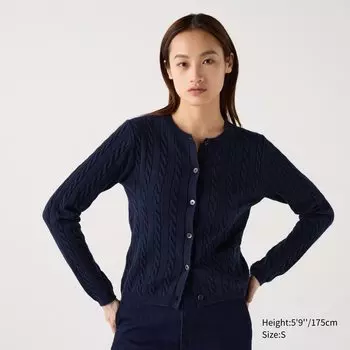 Кардиган UNIQLO, темно-синий