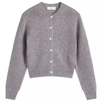 Кардиган унисекс с круглым вырезом Dunst, серый