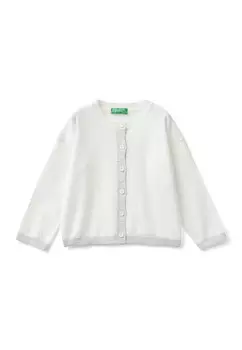 Кардиган United Colors of Benetton, белый