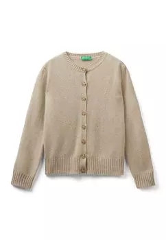 Кардиган United Colors of Benetton, бежевый