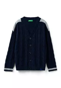 Кардиган United Colors of Benetton, цвет blue