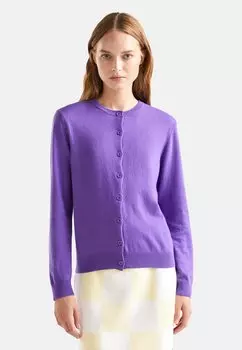 Кардиган United Colors of Benetton, фиолетовый