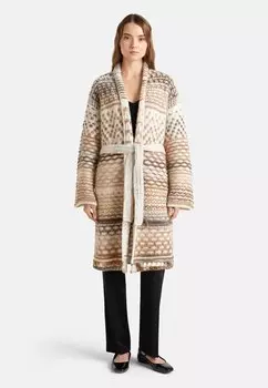 Кардиган United Colors of Benetton, коричневый