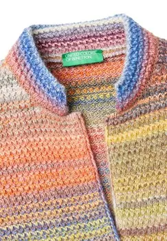 Кардиган United Colors of Benetton, оранжевый