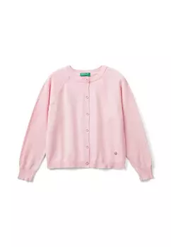 Кардиган United Colors of Benetton, розовый