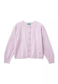 Кардиган United Colors of Benetton, сирень