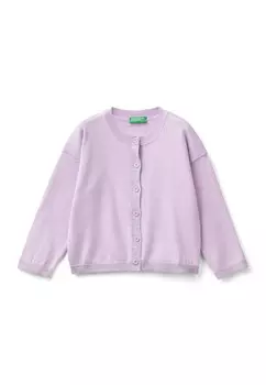 Кардиган United Colors of Benetton, сирень