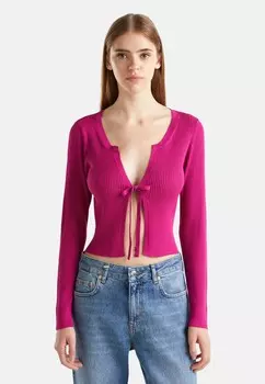 Кардиган United Colors of Benetton, сиреневый