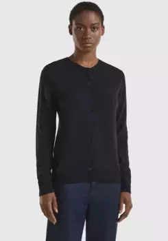 Кардиган United Colors of Benetton в чистом виде, черный