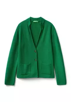 Кардиган United Colors of Benetton, зеленый